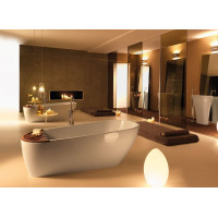 Kerasan AQUATECH keramické umývadlo voľne stojace, 60x85x40cm, biela 374201