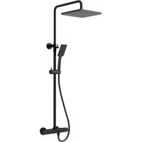 Sapho DARK sprchový stĺp s termostatickou batériou, čierna mat KJ639