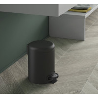 Gedy POTTY odpadkový kôš 3l, Soft Close, čierna mat 320914
