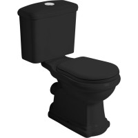 Kerasan RETRO nádržka k WC kombi, čierna mat 108131