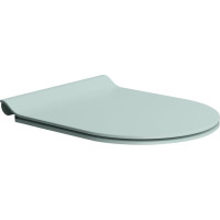 GSI PURA WC sedátko, SLIM, Soft Close, ghiaccio mat/chróm MS86CSN15