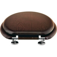 Aqualine AQUALINE WC sedátko, orech 1705-11