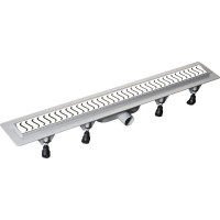 Polysan SCENE podlahový žľab s nerezovým roštom, L-920mm, DN40 71678