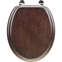 Aqualine AQUALINE WC sedátko, orech 1705-11