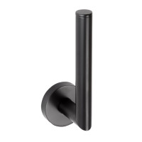 Sapho X-ROUND BLACK držiak toaletného papiera rezervný, čierna XR701B