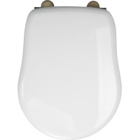 Kerasan RETRO WC sedátko, biela/bronz 109301