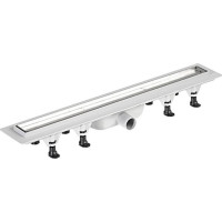 Polysan TILE podlahový žľab s nerezovým roštom pre dlažbu, L-920mm, DN40 72839