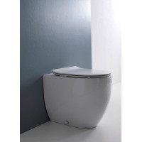 Kerasan FLO WC sedátko, SLIM, Soft Close, biela 319101