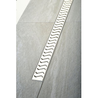 Polysan SCENE podlahový žľab s nerezovým roštom, L-920mm, DN40 71678