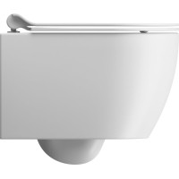 GSI PURA závesná WC misa, Swirlflush, 35x46cm, biela dual-mat 880209