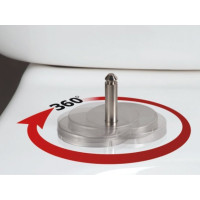 Aqualine DONA WC sedátko, Soft Close, biela FD121