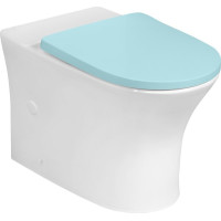 Bruckner LEON RIMLESS WC misa pre kombi, spodný/zadný odpad, biela 201.421.4