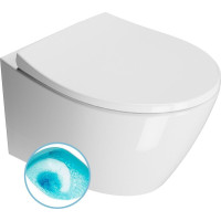 GSI MODO závesná WC misa, Swirlflush, 37x52cm, biela ExtraGlaze 981611