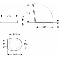 Geberit GEBERIT Bambini WC sedátko, duroplast, nerez pánty, biela 573334000