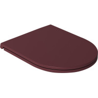Isvea INFINITY WC sedátko, SLIM, odnímateľné, Soft Close, maroon red 40KF0543I-S