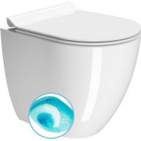 GSI PURA WC misa stojaca, Swirlflush, 36x50cm, spodný/zadný odpad, biela ExtraGlaze 880411