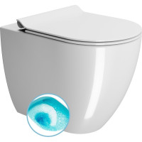 GSI PURA WC misa stojaca, Swirlflush, 36x55cm, spodný/zadný odpad, biela ExtraGlaze 880311