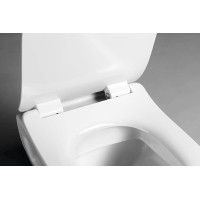 Sapho EDITA WC sedátko, SLIM, Soft Close, biela 1703-458