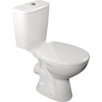 Aqualine JUAN WC kombi, dvojtlačítko 3/6l, zadný odpad, biela LC2154