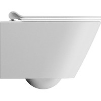 GSI KUBE X závesná WC misa, Swirlflush, 36x50cm, biela dual-mat 941609