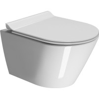 GSI KUBE X závesná WC misa, Swirlflush, 36x50cm, biela ExtraGlaze 941611