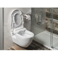 Sapho CLEAN STAR bidetové sedadlo, D-tvar LB402
