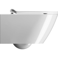 GSI KUBE X závesná WC misa, Swirlflush, 36x55cm, biela ExtraGlaze 941511