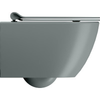 GSI PURA závesná WC misa, Swirlflush, 36x50cm, agáve dual-mat 881604