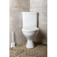 Aqualine CLIFTON rohové WC kombi, dvojtlačítko 3/6l, zadný/spodný odpad, biela FS1PK