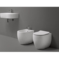Kerasan FLO WC misa stojaca, 36x51, 5cm, spodný/zadný odpad, biela 311601