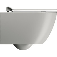 GSI PURA závesná WC misa, Swirlflush, 36x50cm, cenere dual-mat 881617