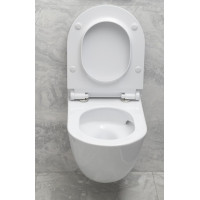 GSI PURA závesná WC misa, Swirlflush, 36x55cm, biela dual-mat 881509