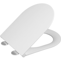 Bruckner FULDA WC sedátko, Slim, Soft Close, duroplast, biela 301.308.4