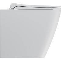 GSI NUBES WC misa stojaca, Swirlflush, 35x52cm, spodný/zadný odpad, biela dual-mat 961009