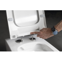Sapho BELLO WC sedátko, SLIM, Soft Close, biela 100727