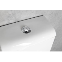 Sapho HUBERT WC kombi, spodný/zadný odpad, biela PB304