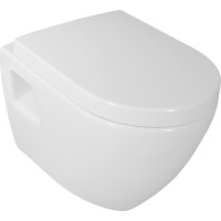 Aqualine NERA závesná WC misa, 35, 5x50cm, biela NS952