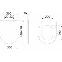 Bruckner FULDA WC sedátko, Slim, Soft Close, duroplast, biela 301.308.4