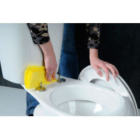 Aqualine SOFIA WC sedátko, Soft Close, biela BS122
