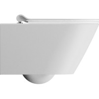 GSI KUBE X závesná WC misa, Swirlflush, 36x55cm, biela dual-mat 941509