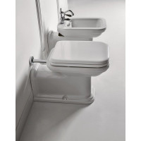 Kerasan WALDORF WC misa stojaca, 37x65cm, spodný/zadný odpad, biela 411601