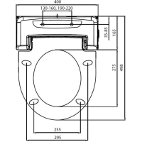 Sapho BLOOMING elektronický bidet s diaľkovým ovládaním NB-R770D