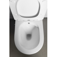 Sapho PACO CLEANWASH WC kombi, integrovaná batéria a bidet. spŕška, spodný/zadný odpad, biela PC1012RX