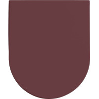 Isvea INFINITY WC sedátko, SLIM, odnímateľné, Soft Close, maroon red 40KF0543I-S