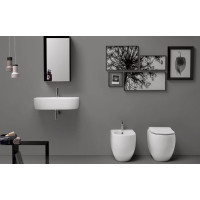 Kerasan FLO WC misa stojaca, 36x51, 5cm, spodný/zadný odpad, biela 311601