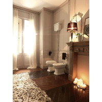 Kerasan RETRO WC misa stojaca, 38, 5x59cm, zadný odpad, biela 101101