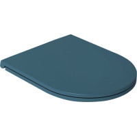Isvea INFINITY WC sedátko, SLIM, odnímateľné, Soft Close, zelená petrol 40KF0545I-S