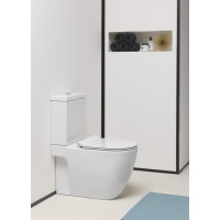 GSI PURA WC misa kombi spodný/zadný odpad, 36x68cm, biela ExtraGlaze 881711