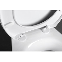 Aqualine FIXET WC sedátko, biela ST278
