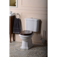 Kerasan RETRO WC kombi misa 38, 5x72cm, spodný odpad, biela 101201